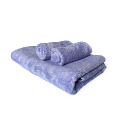 Heelium Bamboo Towel 1 Bath & 2 Face Towel 800 Gsm | Soft, High Absorbency & Antibacterial Towels (Iris) - Pack Of 3