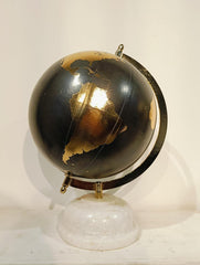 Rotating World Globe 8 Inch With Metal Arc & Marble Stand For Show Piece For Home Decor, Office Decor, Study Table, Birthday, Party Gifts & Students Learning, Pack Of 1