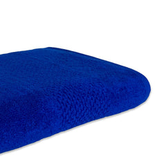 Spaces 100% Cotton Bath Towel 500 Gsm | Quick Dry Nano Spun Special Texture Bath Towels (Dark Blue)