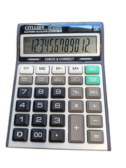 Reet- Electronic Calculator CT-912VII |12 Digit Big Display |112 Steps Check | Addition, Subtraction, Multiplication, Division