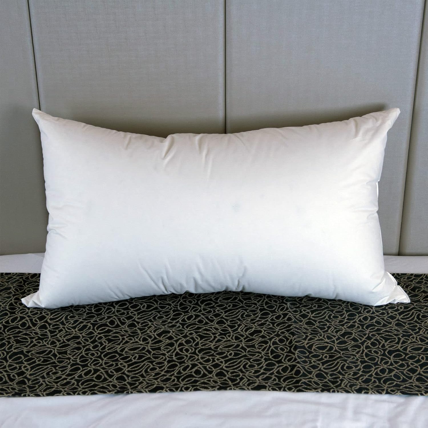 Ultra Soft Microfiber Pillow, Sleeping Pillow, Soft Pillow, White Color, Standard Size, Bed Pillow | For Back, Side, Stomach Sleepers, Washable, Soft Pillow - Set Of 2