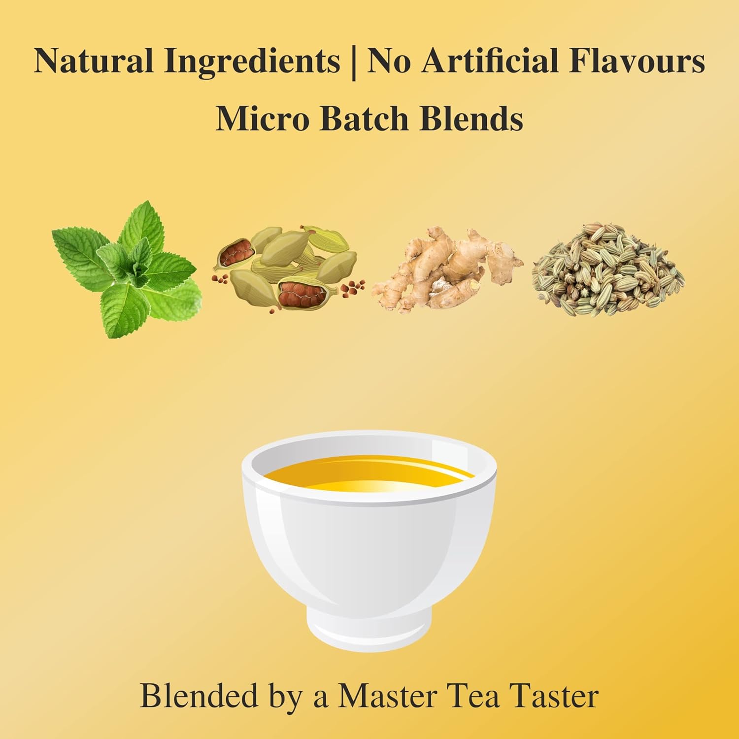 San-Cha Happy Tummy Herbal Tea - 25 Biodegradable Herbal Tea Bags | Promotes Gut Health - Zero Caffeine | Digestive Tea