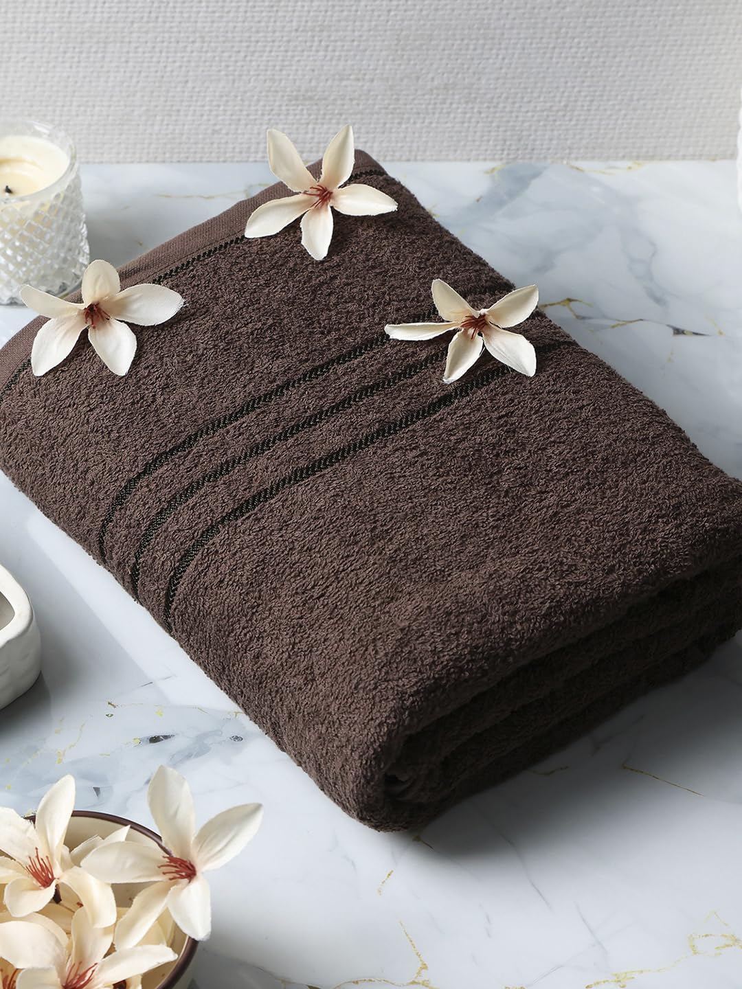 Monte Carlo Bath Towel 400 Gsm (Brown)
