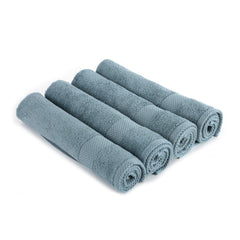 Premium 100% Combed Cotton Hand Towels 800 Gsm | Ultra Soft, Quick Dry & Highly Absorbent, For Home, Gym & Travel Hand Towel (Aqua) - Pack Of 4