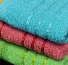 T Trendy Mart Cotton Hand Towels 900 Gsm | Cotton Towel, Multipurpose Napkins For Kitchen Towel (Multicolour) - Set Of 6