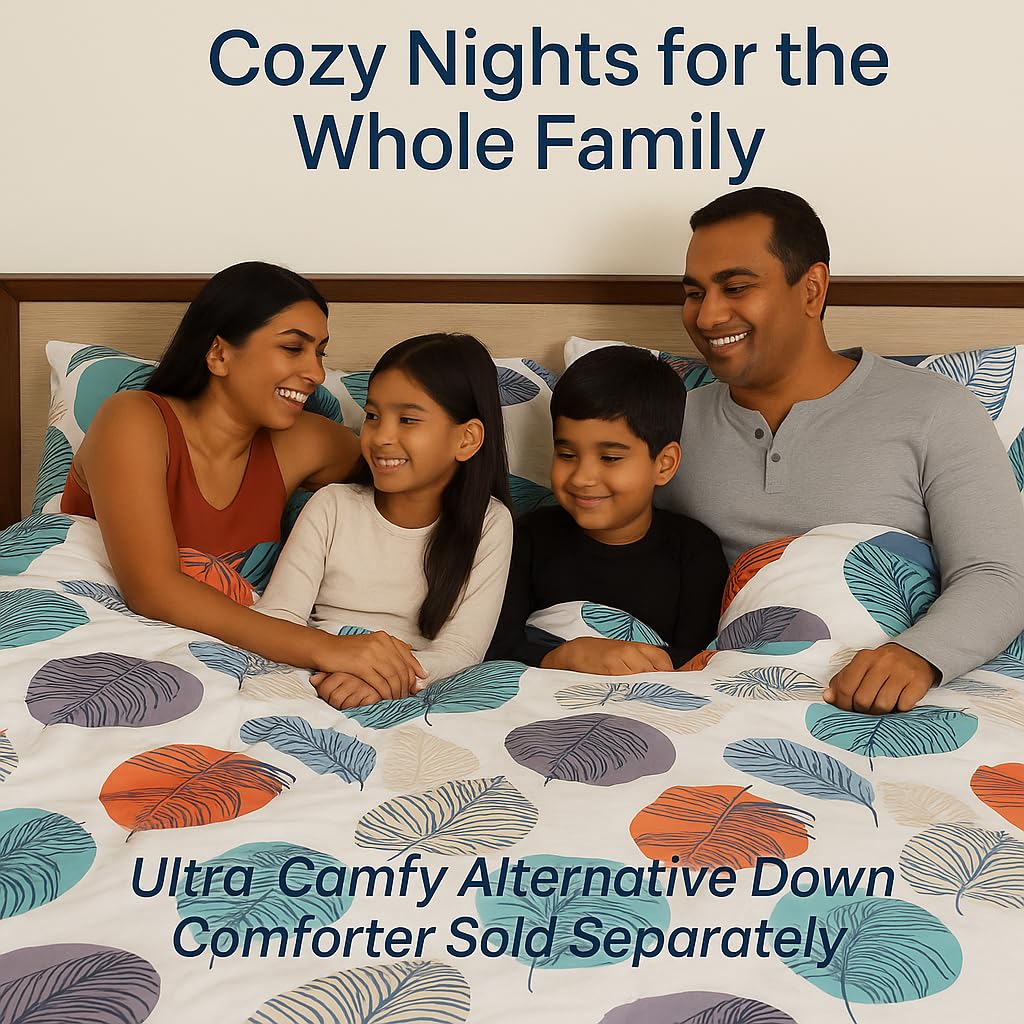 100% Microfiber Bedsheet For Double Bed With 2 Pillow Covers Breathable - Double Bed Size 90 X 100 Inches, Multicolor | Natural & Cozy Double Bed Sheet