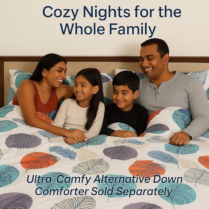 100% Microfiber Bedsheet King Size Includes 2 Pillow Covers - 108 X 108 Inches, White | Soft, Breathable & Durable