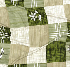 100% Microfiber Flat Double Bedsheets With 2 Pillow Covers - Light Green | 88 X 88 Inches - Durable & Long Lasting Fabric, Naturally Breathable & Wrinkle Free Bedsheet