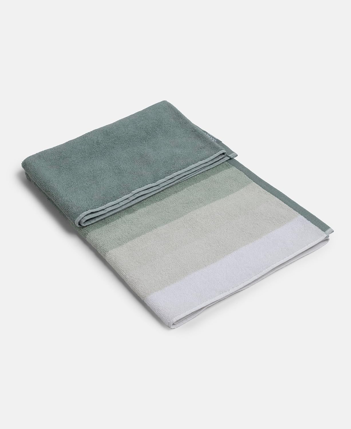 Jockey T105 Men'S Cotton Terry Ultrasoft & Durable Striped Bath Towel 600 Gsm (Sage)