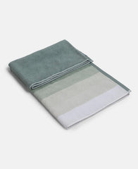 Jockey T105 Men'S Cotton Terry Ultrasoft & Durable Striped Bath Towel 600 Gsm (Sage)