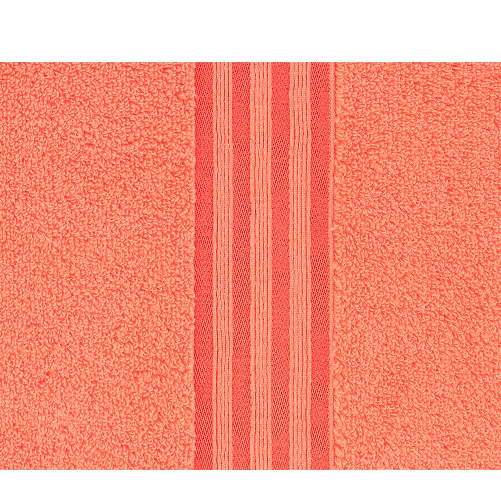 Casa Copenhagen Egyptian Cotton Zero Twist Hand Towel 400 Gsm (Malibu Peach) -2 Pcs