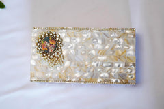 Mother Of Pearl Design Decorative Cash Box, Shagun Box, Gifting Cash Box, Gaddi Box, Jewellery Box, Shagun Envelope Money Box Envelope Wedding Gift, Special Feature - Portable