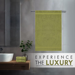 Ambra Linens 500 Gsm Highly Absorbent Towel, 100% Cotton, Soft & Plush, All Seasons Use, Large, Everyday Use, Durable (Summer Green)