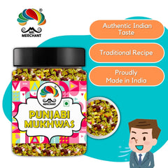 Mr. Merchant Punjabi Traditional Mouth Freshener Mix 300gm, | Jar Pack