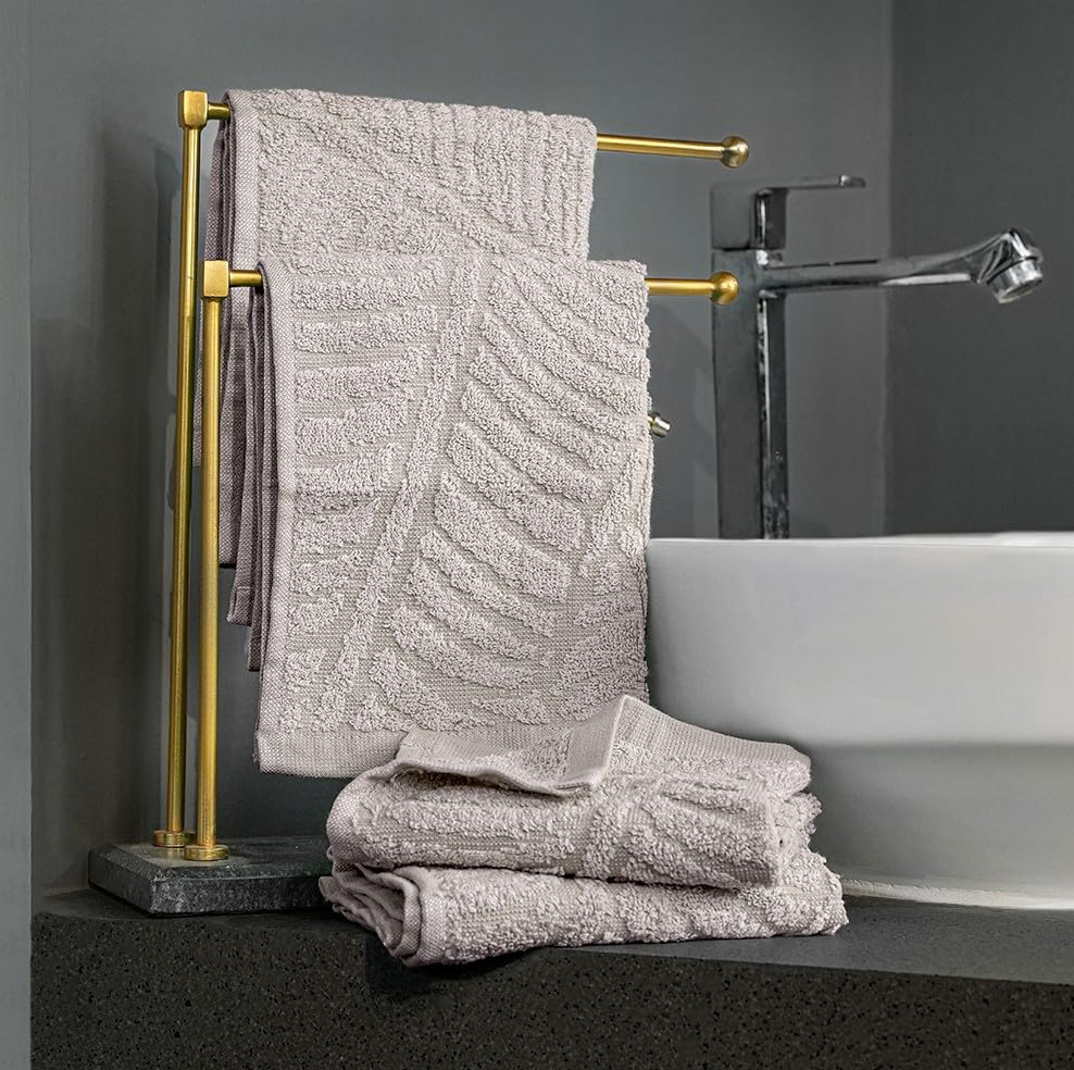 Musa Banana Face Towels 400 Gsm | Terry Face Towel With Free Bag | Super Soft & Ultra Absorbent Towels For Facewash (Shadow Grey)- Set Of 4