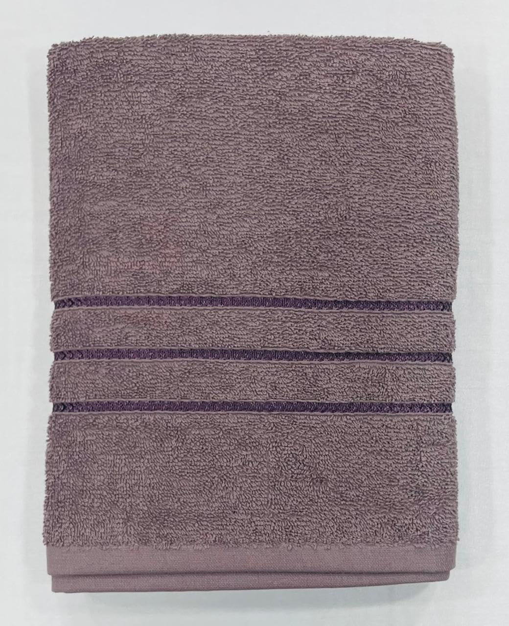 Bombay Dyeing Flora Small Size Bath Towel 500 Gsm - Light Grey