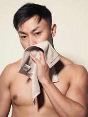 Damensch 100% Cotton Face Towel 600 Gsm | Super Soft Gym For Workout, Ultra Absorbent Towel Quick Dry Face Towel - Maroon & Serene Beige (Pack Of 4)