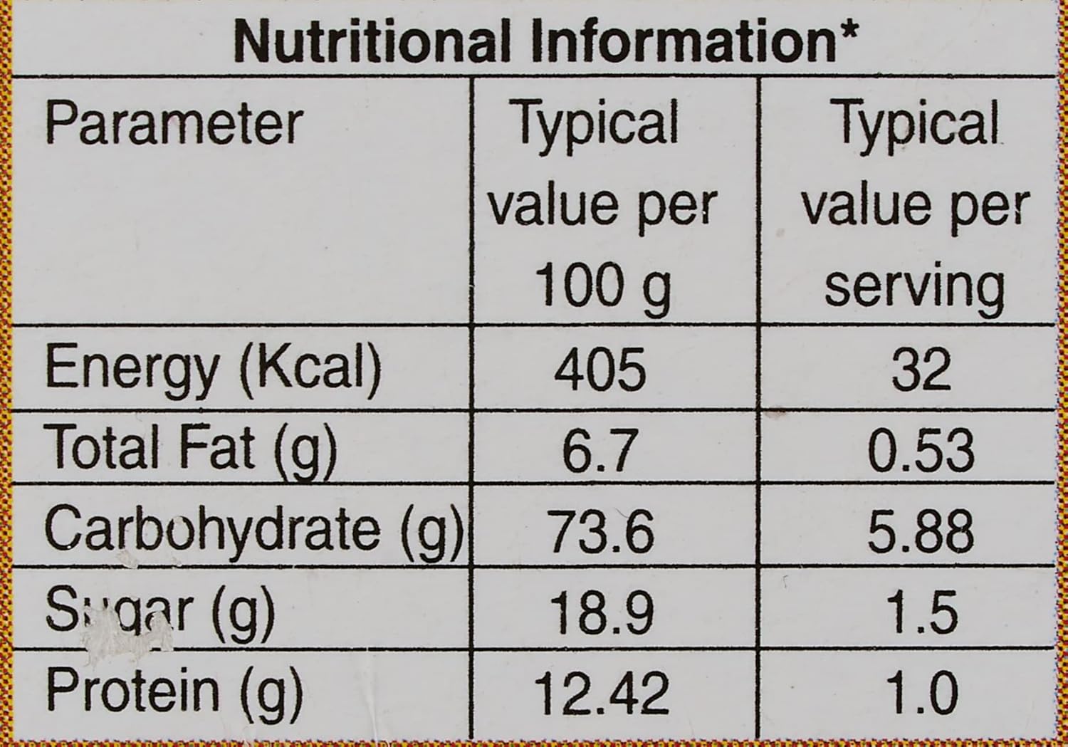 Wagh Bakri Ginger Instant Tea Premix - 80gm, 2.8 Ounce, 10 Single Serve Sachets | Milk Solids + Tea, Tastes Like Homemade Tea - No Added Sugar, Caffeine Free