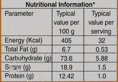 Wagh Bakri Ginger Instant Tea Premix - 80gm, 2.8 Ounce, 10 Single Serve Sachets | Milk Solids + Tea, Tastes Like Homemade Tea - No Added Sugar, Caffeine Free