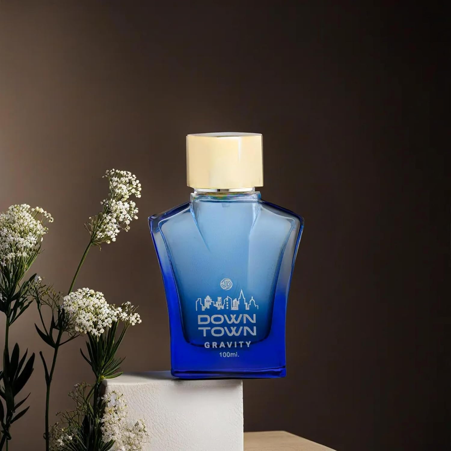 JD International Down Town Gravity Perfume For Men - 100ml, 3.4 Fl.oz. | Long Lasting Fragrance