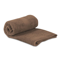 House Of Terry 100% Cotton Bath Towel 500 Gsm | Quick Dry, Soft & Absorbent, Fade-Resistant, Skin-Friendly, For Men & Women Towel (Brown)