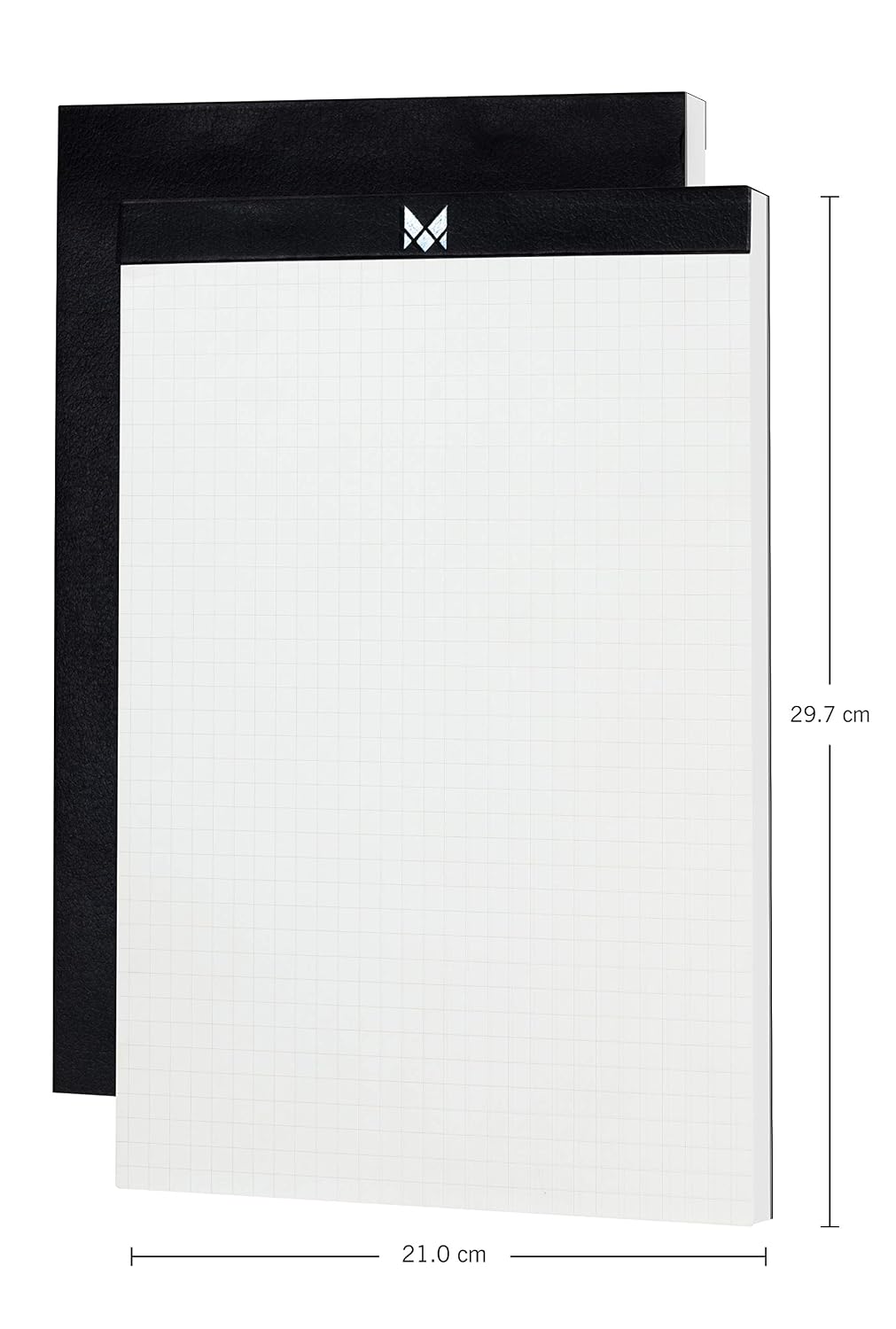 A4 Office Note Pad, Memo Book, 50 Sheets/100 Pages - Tear Off Squared/Squared Pages, Pack Of 2