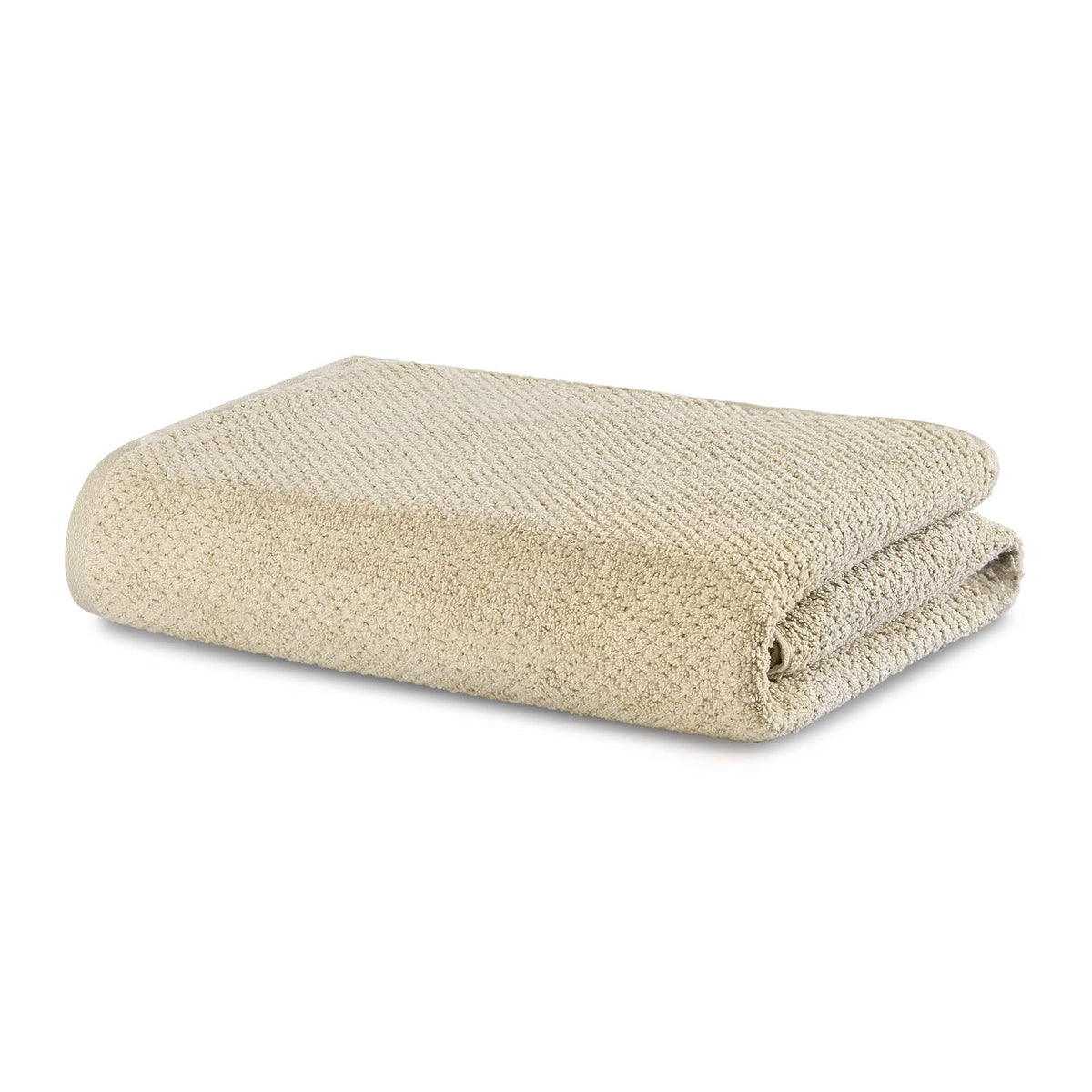 Spaces 100% Cotton Bath Towel 500 Gsm | Quick Dry Nano Spun Special Texture Bath Towels (Light Brown)