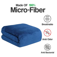 Urbanleaf Microfiber Large Bath Towel Quick Dry Super Absorbent Bath Towel | Towel For Bath, Travel, Gym, Beach, Pool, And Yoga (Navy Blue)