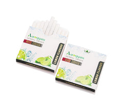 Aarogyam Herbals 100% Tobacco & Nicotine Free Cigarette For Relieve Stress & Mood Enhance Product For Smokers - 10 Sticks In Each Packet Lemon Flavour, Pack Of 2