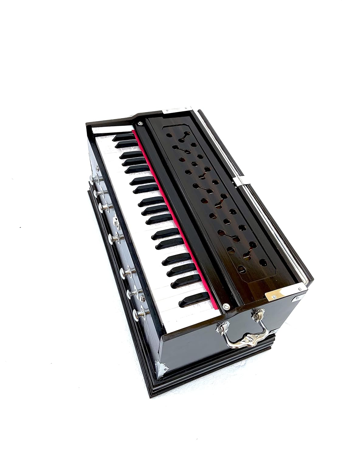 Harmonium With Carry Bag 7 Stopper, 3 1/4 Octave, Double Bellow, 39 Keys, 2 Reeds (Bass- Male) | For Beginners & Professionals