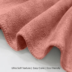 Housse Premium Microfiber Face Towel 600 Gsm | Korean Beauty Exfoliating Antimicrobial For Sensitive Skin Face Towel (Pack Of 4) - Desert Sand