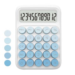 Upiho Blue Calculator, Basic Office Calculator, Desktop Calculator 12 Digit With Large LCD Display For Office Supplies With Sensitive Button