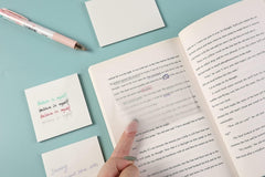 Transparent Sticky Notes Pad 3 X 3 Inch, For Books Message Reminder, Sticky Notes - 150 Sheets