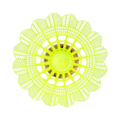 Z-Zeronte Badminton Nylon Shuttlecock For Boys And Girls , Made From Quality Eva I Yellow , Pack Of 6
