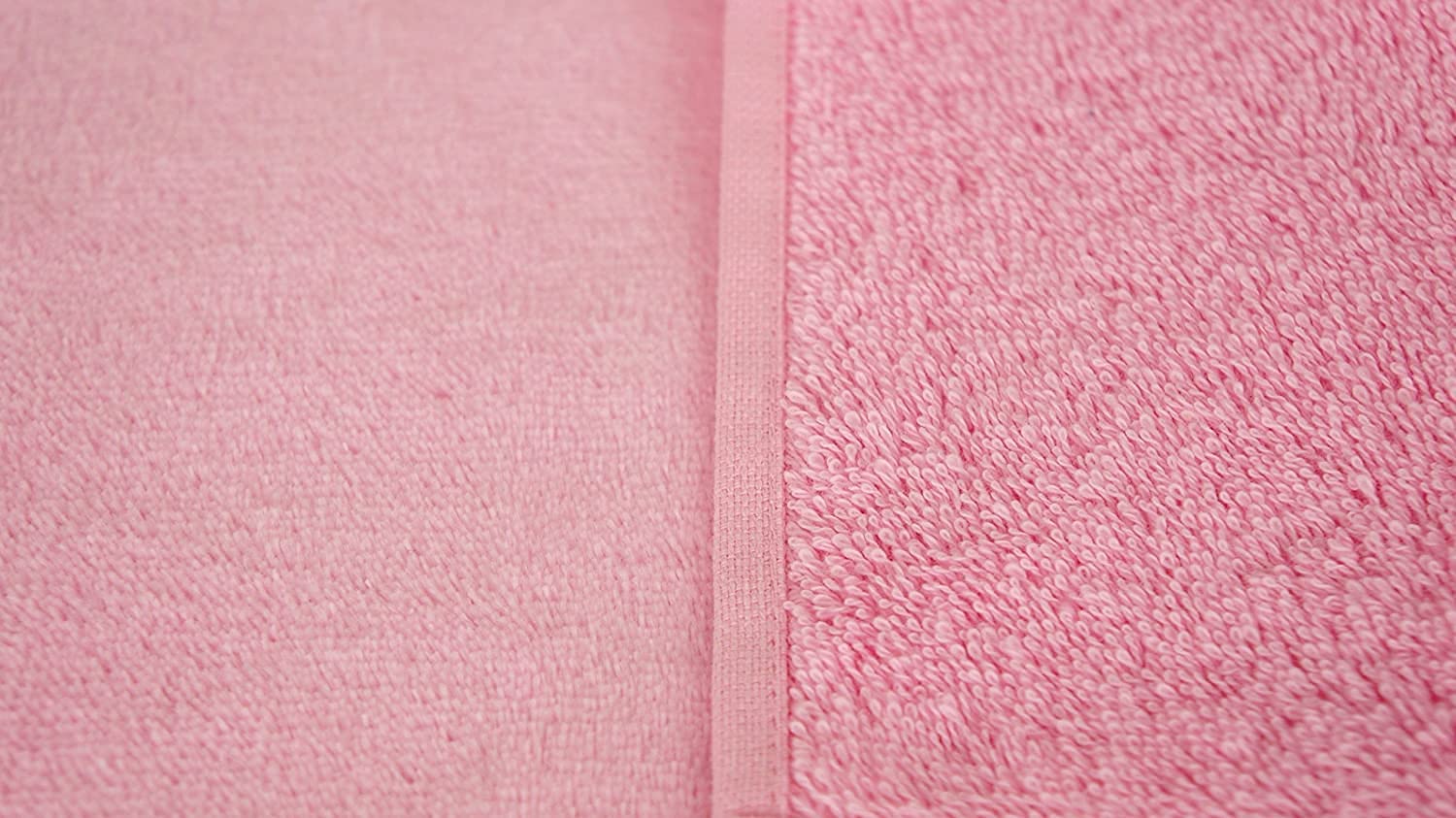 Tiqh 100% Zero Twist Cotton Highly Absorbent & Quick Dry Extra Large Soft Beach Towel 600 Gsm (Pink)