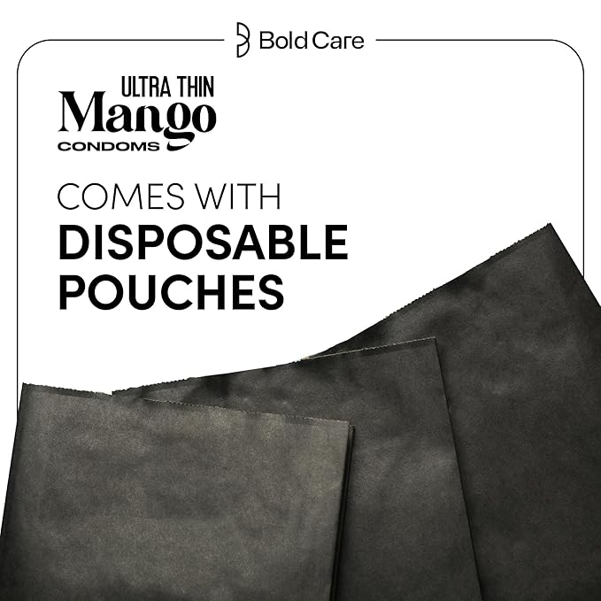 Bold Care 404 Super Ultra Thin Mango Flavored Condoms For Men - (Pack Of 3)
