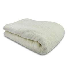 Linear Bamboo Bath Towel 450 Gsm | Large Size Bath Towel For Men & Women Soft, Highly Absorbent & Quick Dry (Cream)