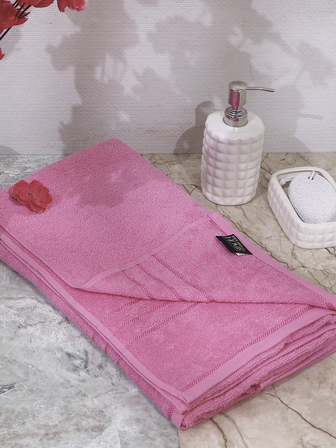 Monte Carlo Bath Towel 400 Gsm (Pink)