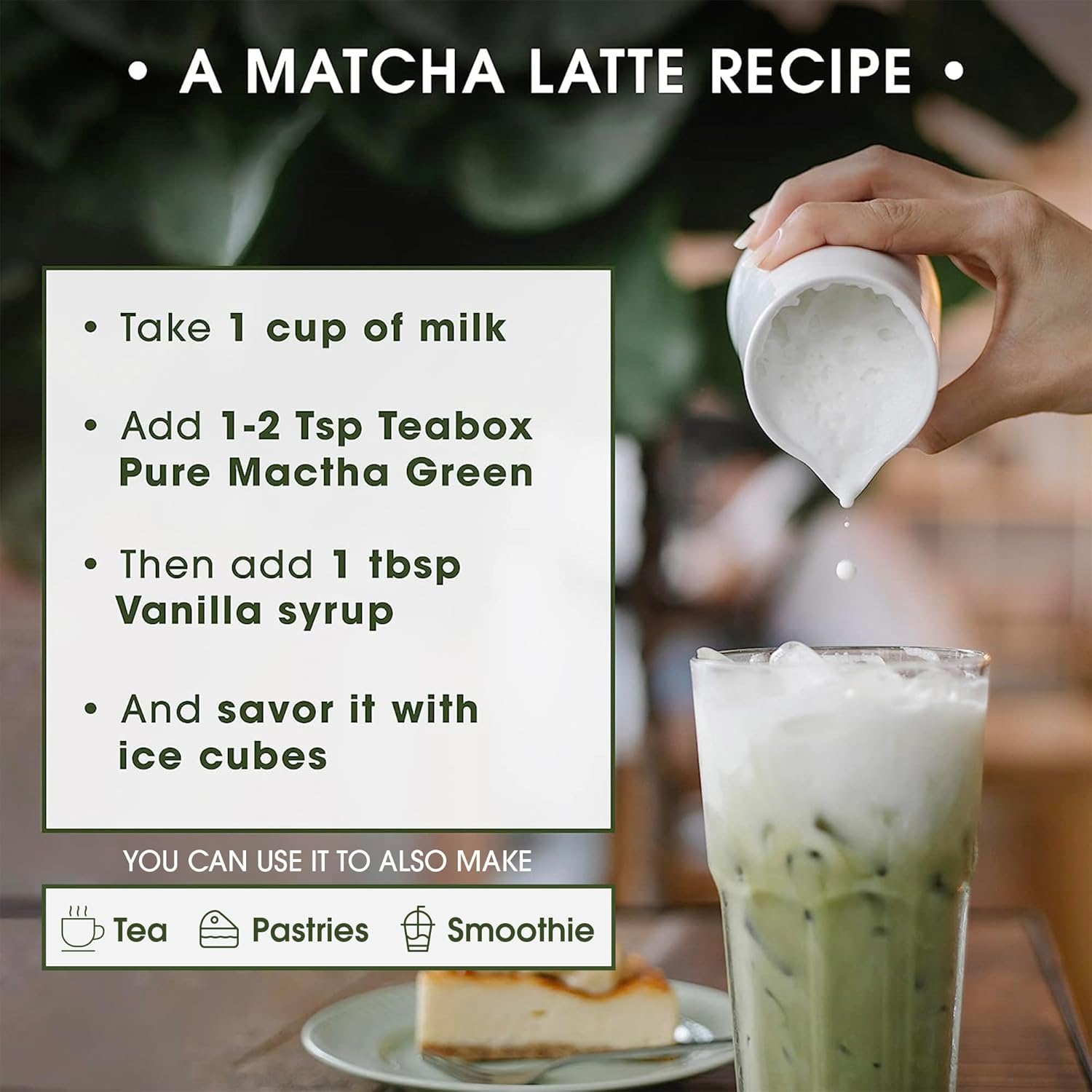 Teabox Pure Matcha Green Tea Powder - 25gm, 0.8 Ounce | Fresh Authentic Premium Matcha From Youngest Tencha Leaves - Sourced From Shizuoka, Japan