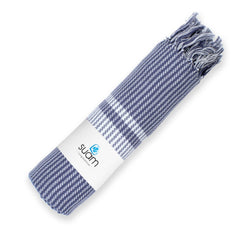 Suam Poppy Pure Cotton Towel 400 Gsm | Lightweight, Quick Dry 220 Tc Luxury Bath Towel For Beach & Gym | Soft Towel Standard Size (Flint Grey)