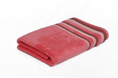 Liberty Towels Zero Twist Cotton Bath Towel 500 Gsm | Ultra Soft, Everyday Luxury Bath Towel (Pink)