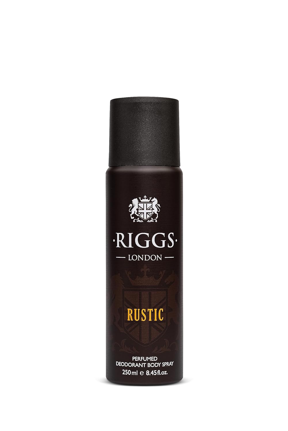 Riggs London Rustic Perfumed Deodorant Body Spray 250ml 8.4 Fl.oz. Unisex Fragrance | Long Lasting