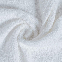 Grgrasp Thread That Bind Relations 100% Cotton Hand Towel 400 Gsm | Fully Absorvent & Quick Dry Towel (White) - 2 Pcs