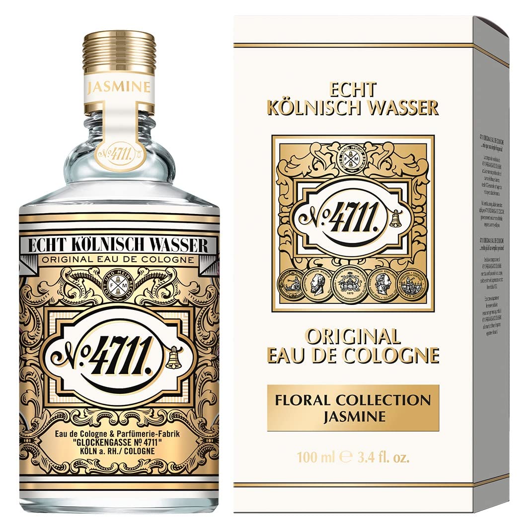 4711 Floral Collection Jasmine Eau De Cologne 100ml 3.4 Fl.oz. | Perfect Gift For Someone