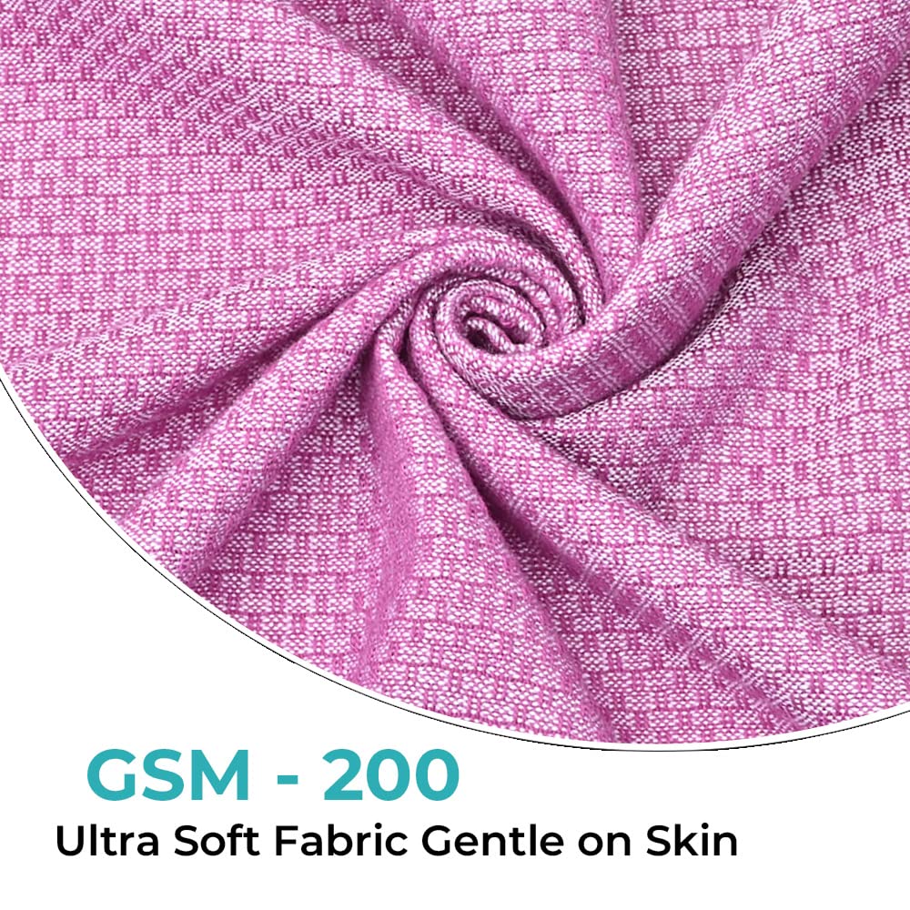 The Better Home Cotton Large Size Bath Towel 300 Gsm | Soft Towel For Men Women Anti-Odour High Absorbency Quick Dry Towel (Purple)