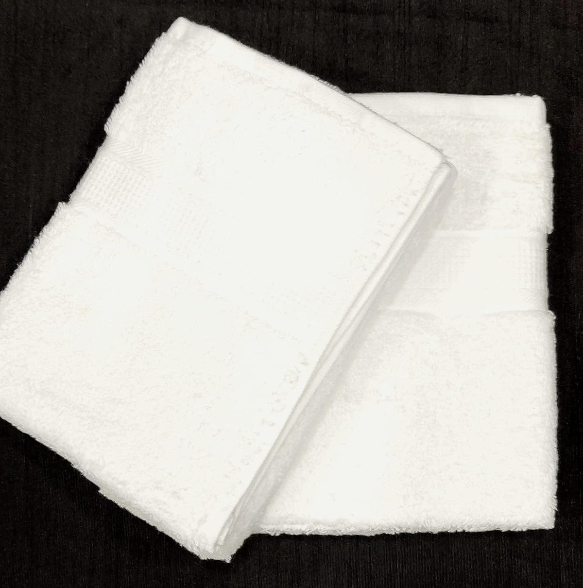 Bombay Dyeing Santino 500 Gsm Cotton Hand Towel Set - White (2 Piece)