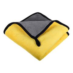 Kuber Industries Cleaning Towel 750 Gsm | Reusable Cleaning Cloths For Kitchen, Duster & Home Cleaning With Hanging Loop - Pack Of 5 (Yellow)