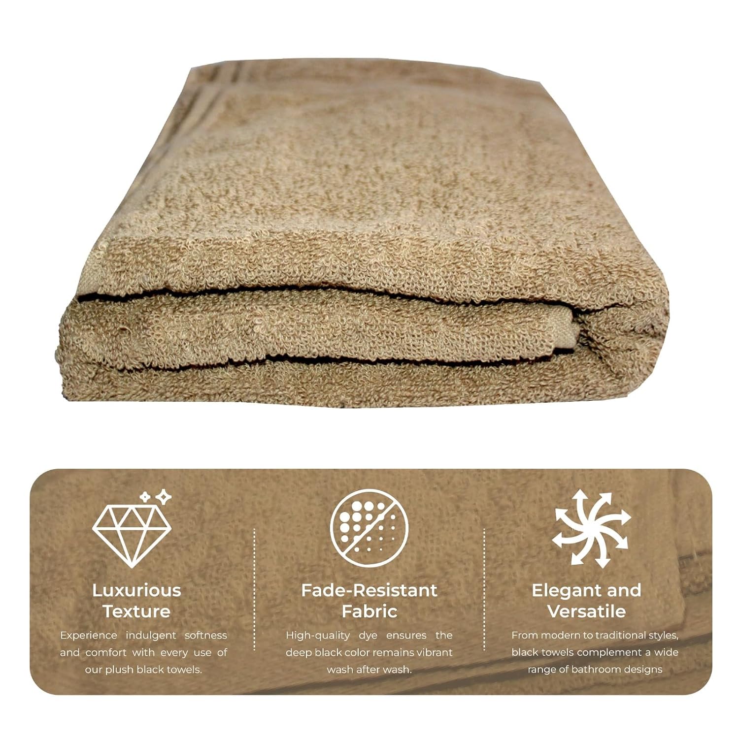 Bhapri Turkish 100% Cotton Luxury Bath Towels 500 Gsm | Lightweight Soft & Absorbent Quick Dry Plush Bathroom Towels (Golden Yellow)