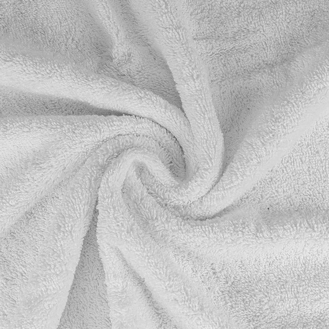 Casa Copenhagen Egyptian Cotton Exotic Hand Towel 400 Gsm (Se White)- 2 Pcs