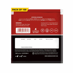 Cambridge Tea Party Immunity Tulsi Green Tea - 100 Tea Bags | Infused With Honey, Lemon & Ginger - Caffeine Free, Allergen-Free